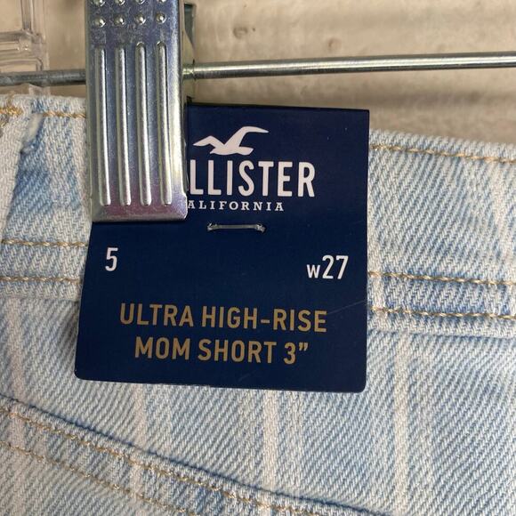 NWT Hollister Ultra-Rise Mom Short 3" Size 5 w27 - Picture 5 of 5